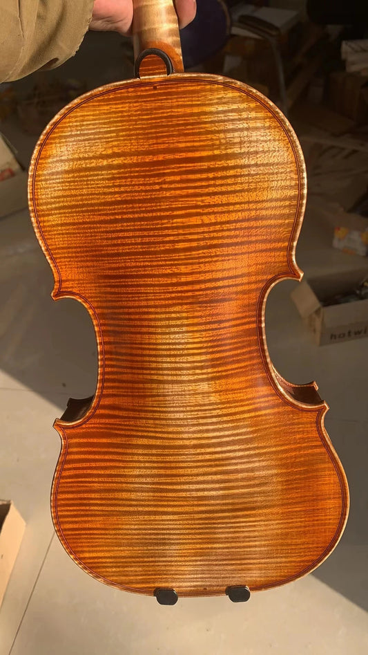 MMOOKA 80 years old spruce！all European Wood 4/4 3/4 Stradivarius Violin violino Best Tone! Professionally Playing Acoustic Instruments