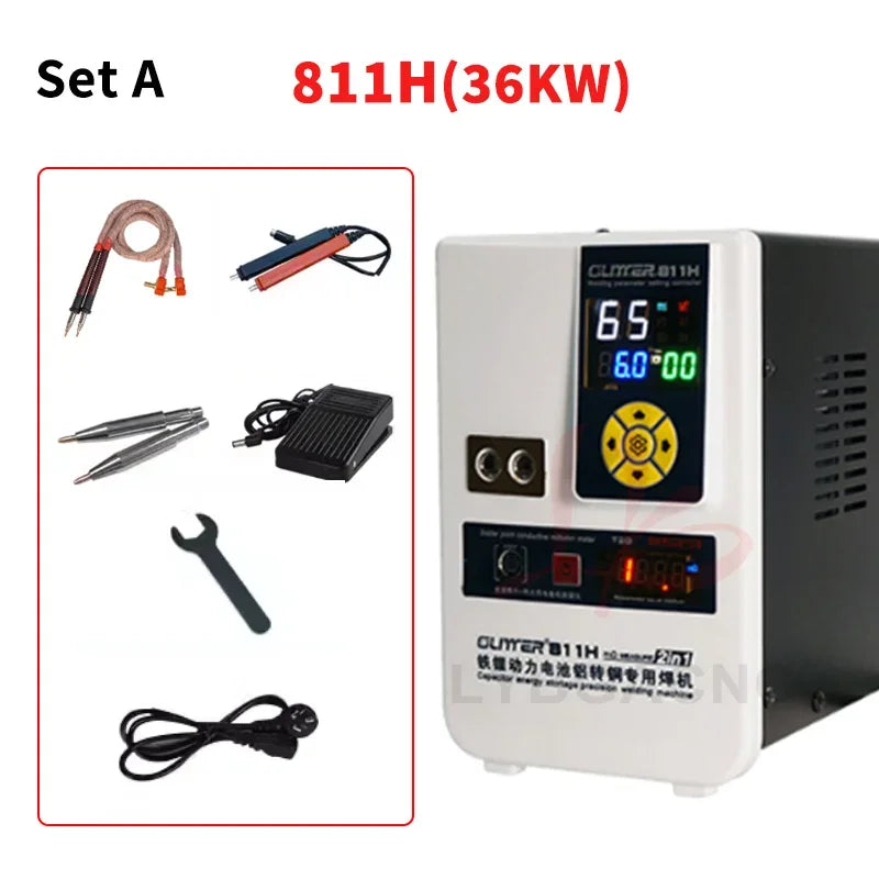 811H 36KW/42KW Battery Aluminum-Copper Welding Machine Large Single Aluminum-nickel Welding Equipment Battery Output Power 7000A
