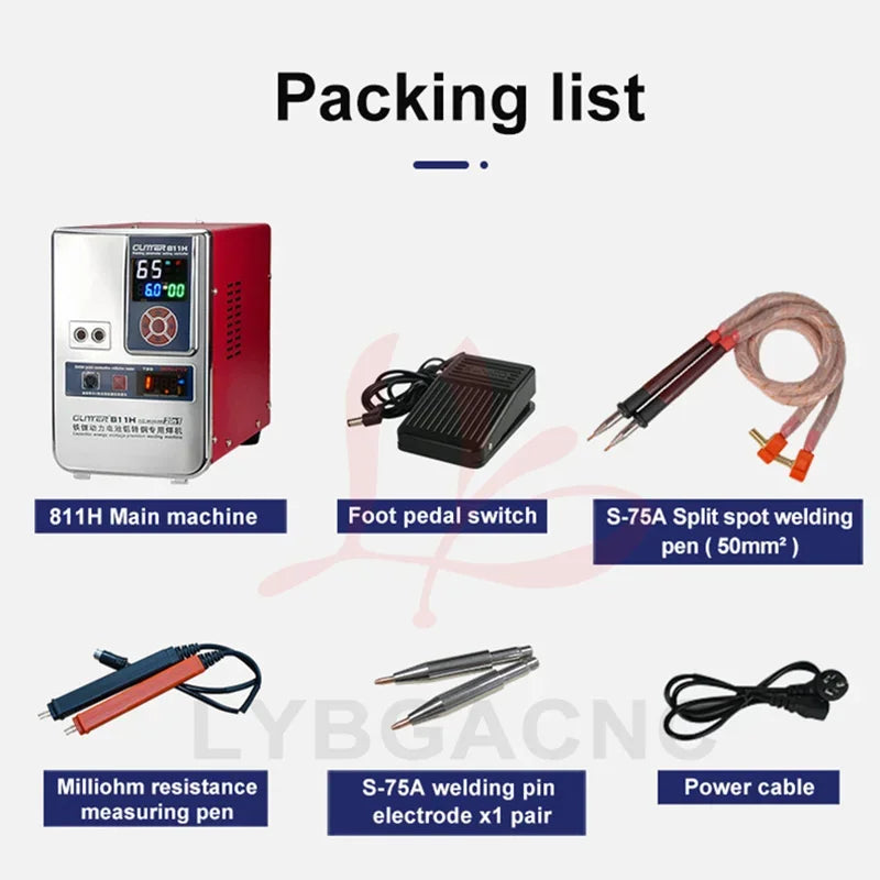 811H 36KW/42KW Battery Aluminum-Copper Welding Machine Large Single Aluminum-nickel Welding Equipment Battery Output Power 7000A
