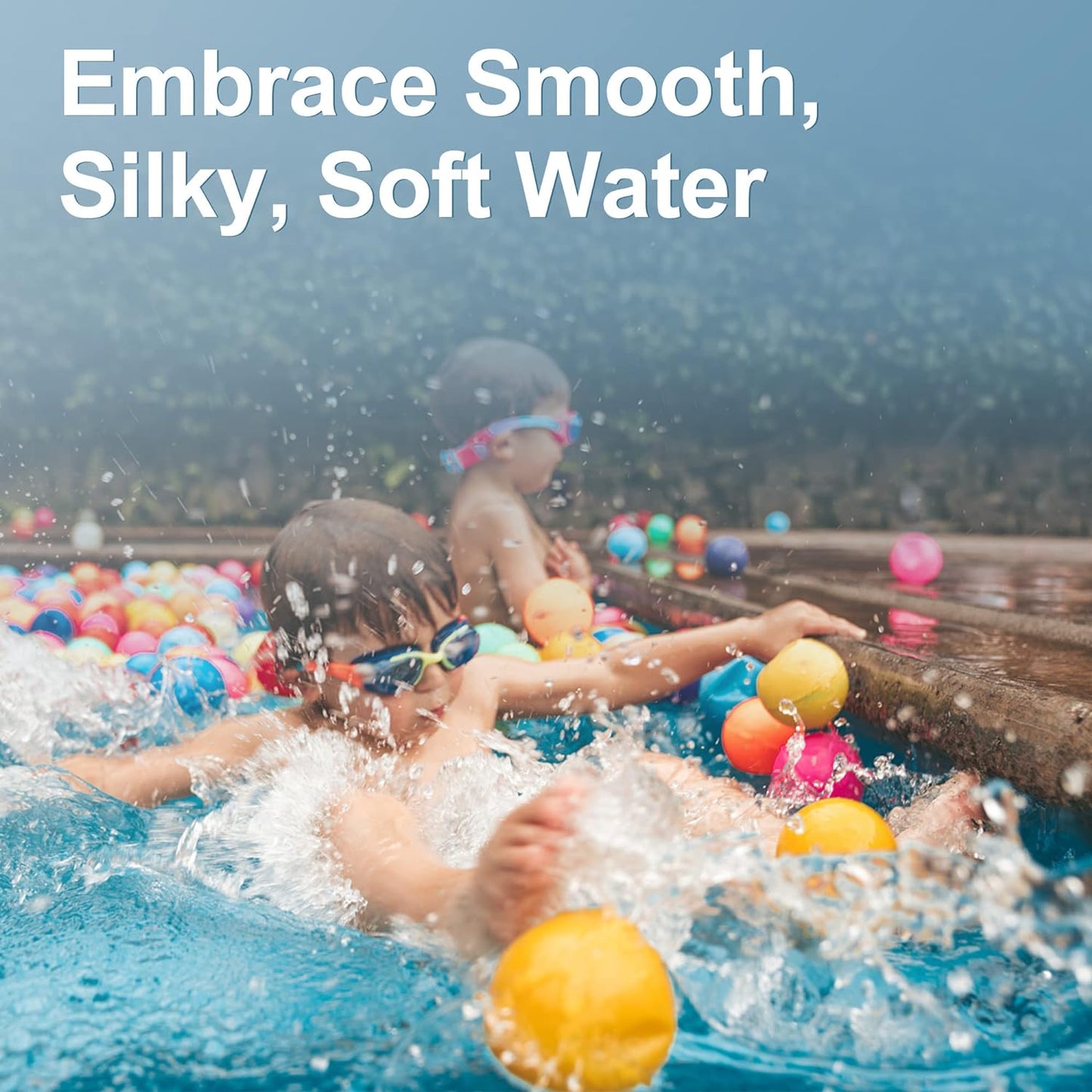 Salt Chlorine Generator - up to 40K gallons Inground Pool, Saltwater Pool System, 2 Years Limited USA Warranty, White