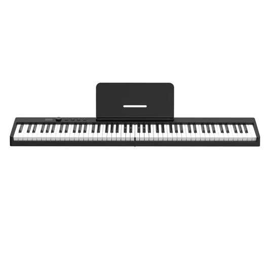 88 Key Portable Folding Electronic Keyboard with Lamp Electronic Organ Professional Adult Electronic Piano Instrument Christmas