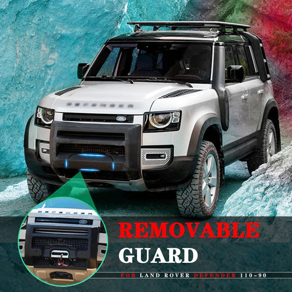 A design China Bumper Guard Defender Accessories Front Bumper with winch bracket for Land Rover Defender 2020