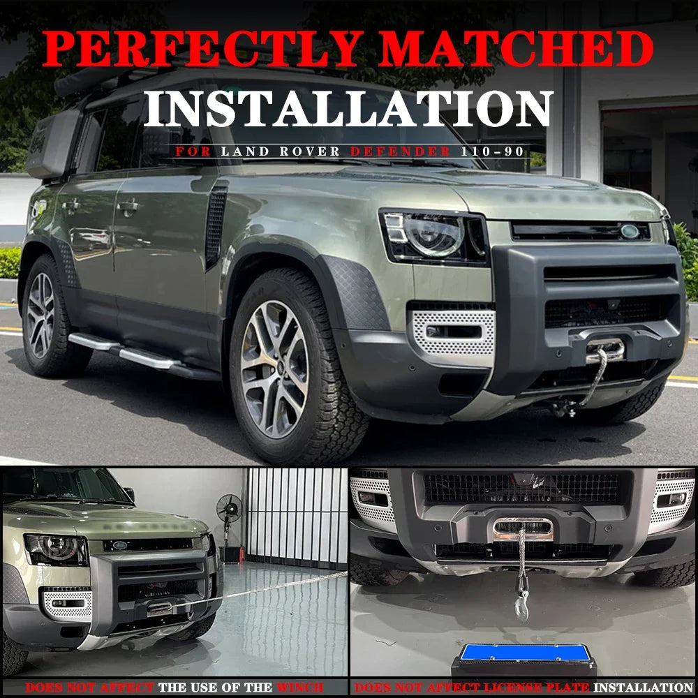 A design China Bumper Guard Defender Accessories Front Bumper with winch bracket for Land Rover Defender 2020