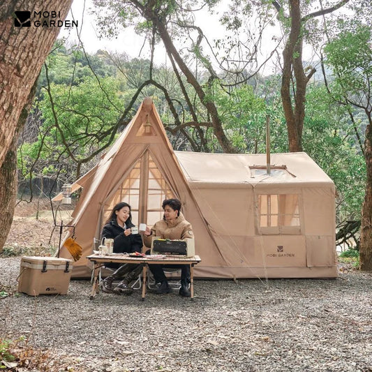 ANTNX MOBI GARDEN 12.6㎡ Outdoor Camping Air Tent Portable Inflatable Cabin Tent Large Space Family Park Windproof Waterproof CLOUD ANTNX.COM