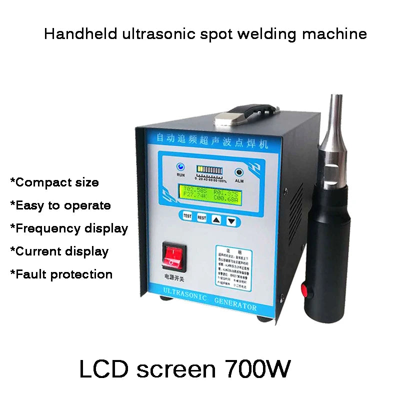 AC 110V/220V Ultrasonic Plastic Welding Machine For Automotive Interiors Plastic Spot Welder Equipment Mash Welder Tools 700W