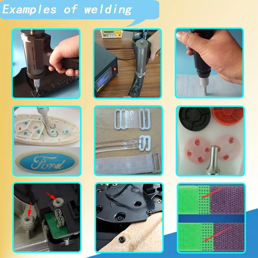 AC 110V/220V Ultrasonic Plastic Welding Machine For Automotive Interiors Plastic Spot Welder Equipment Mash Welder 1500wTools