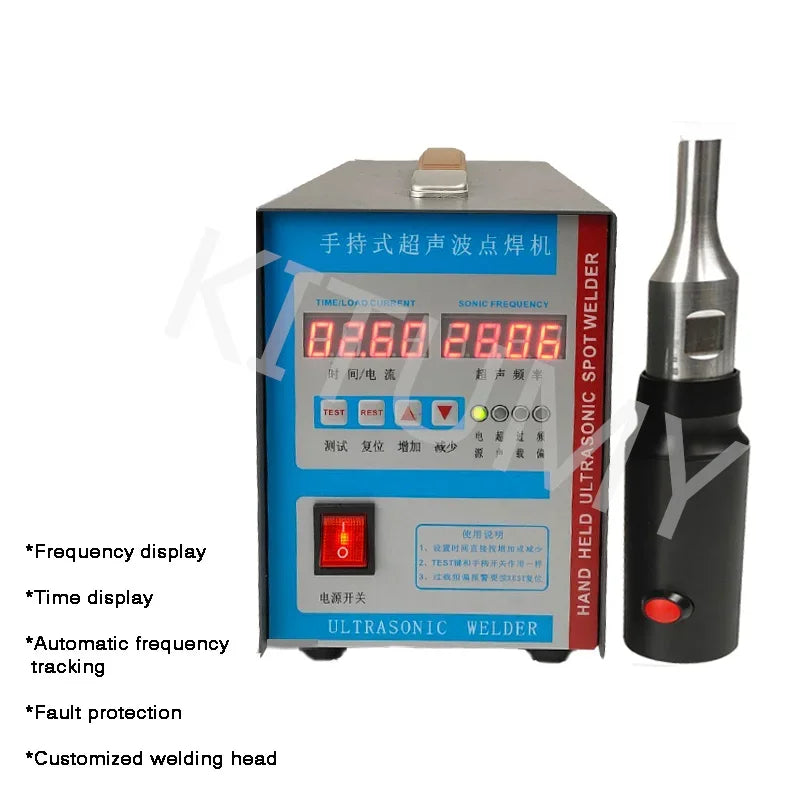 AC 110V/220V Ultrasonic Plastic Welding Machine Plastic Spot Welder Ultrasonic Welding Equipment Mash Welder Tools 700W