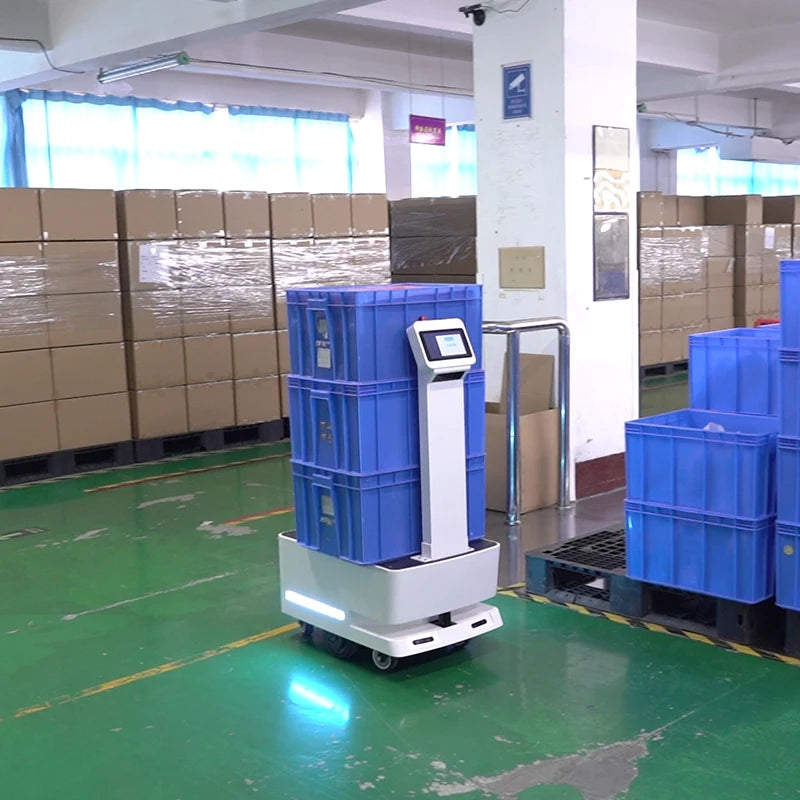AGV Transport Handling Robot Industrial Logistics Transmission Delivery Robot Factory Delivery Robot Workshop AMR