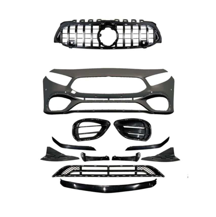 AMG A45 Style Body Kit Front stoßstange Für Mercedes W177 A180 A250 A35 Facelift Mercedes AMG A45 W177 BodyKit