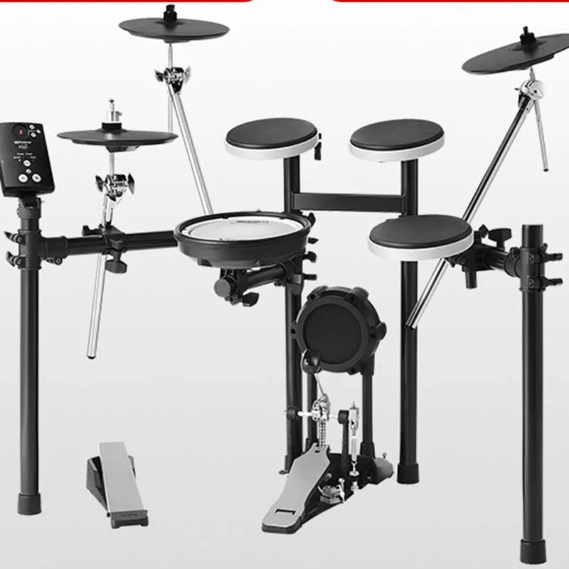 MMOOKA Acoustic Double Electronic Drum Set Professional Practice Pad Drum Trigger Stand Parts Bateria Musical Percussion Instruments