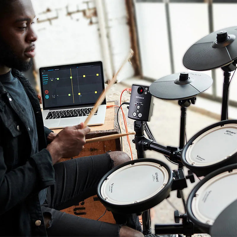 MMOOKA Acoustic Double Electronic Drum Set Professional Practice Pad Drum Trigger Stand Parts Bateria Musical Percussion Instruments