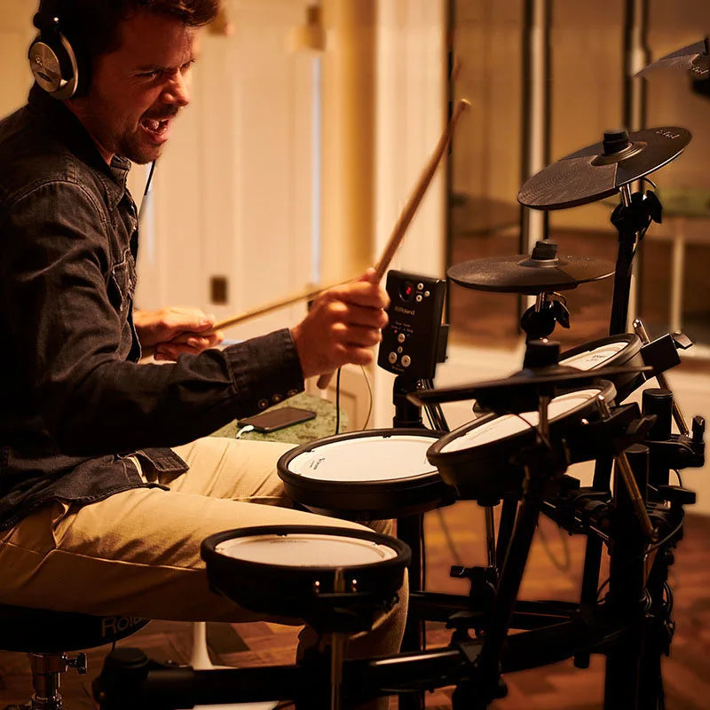 MMOOKA Acoustic Double Electronic Drum Set Professional Practice Pad Drum Trigger Stand Parts Bateria Musical Percussion Instruments