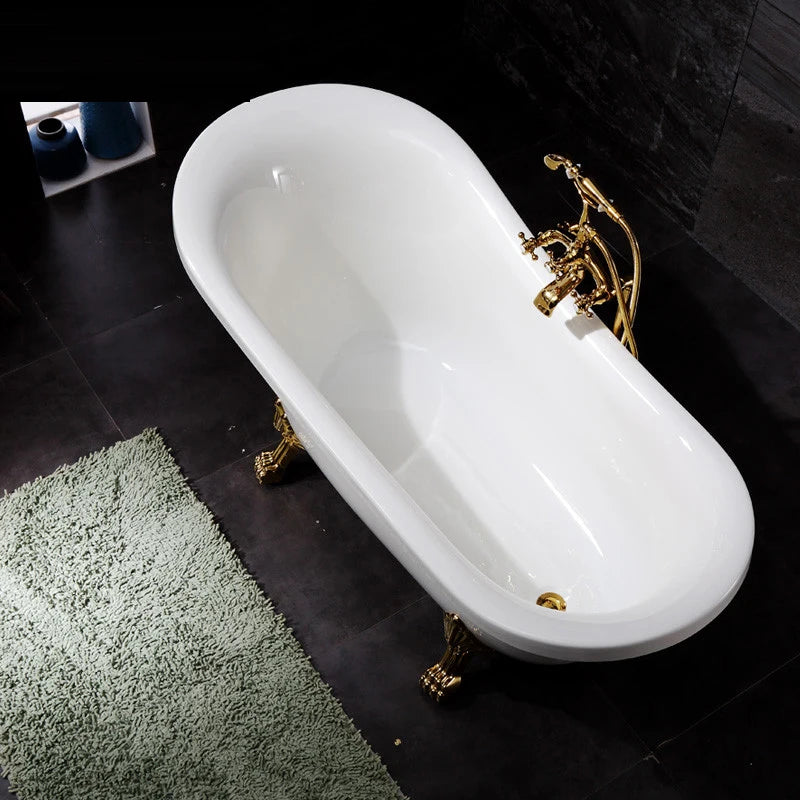 Acrylic bathroom European-style imperial concubine bathtub household double-layer thermal insulation small bathtub independent b