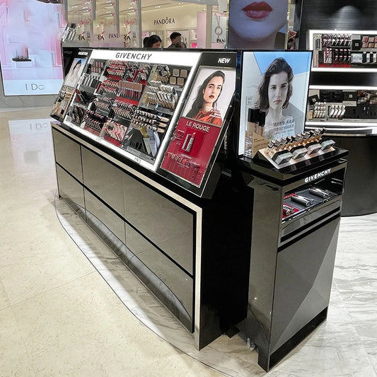 Acrylic cosmetics display shelf display cabinet cosmetics lipstick storage shelf perfume beauty display cabinet