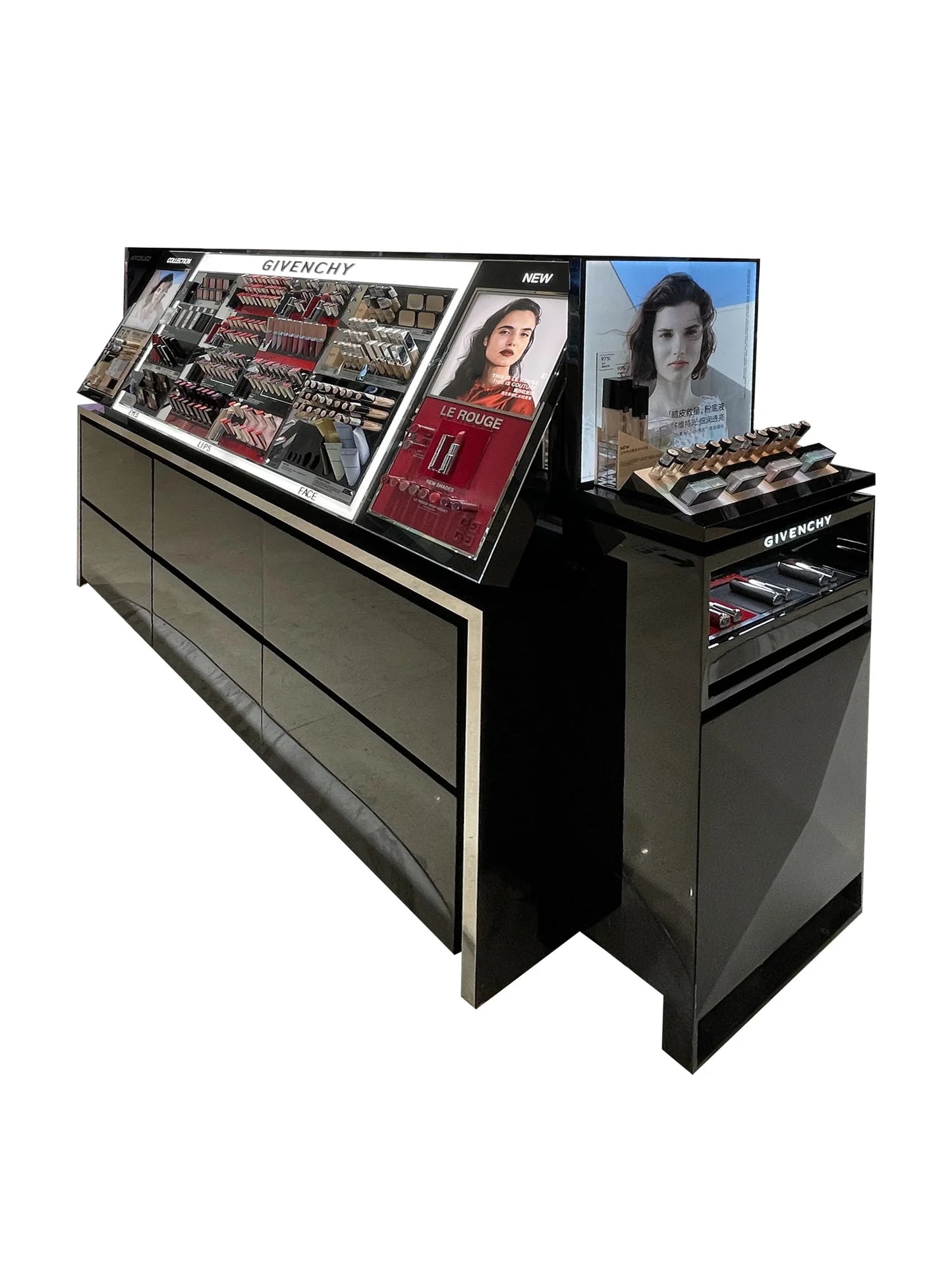 Acrylic cosmetics display shelf display cabinet cosmetics lipstick storage shelf perfume beauty display cabinet