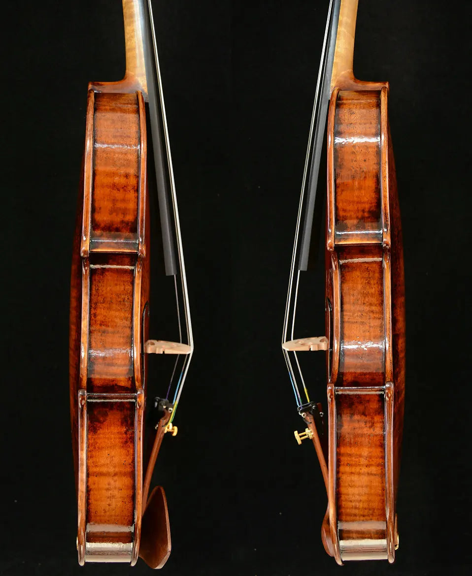 Actual Photo 1-PC Back Violin Master Violin Stradivari 1716 Messiah Violin W006