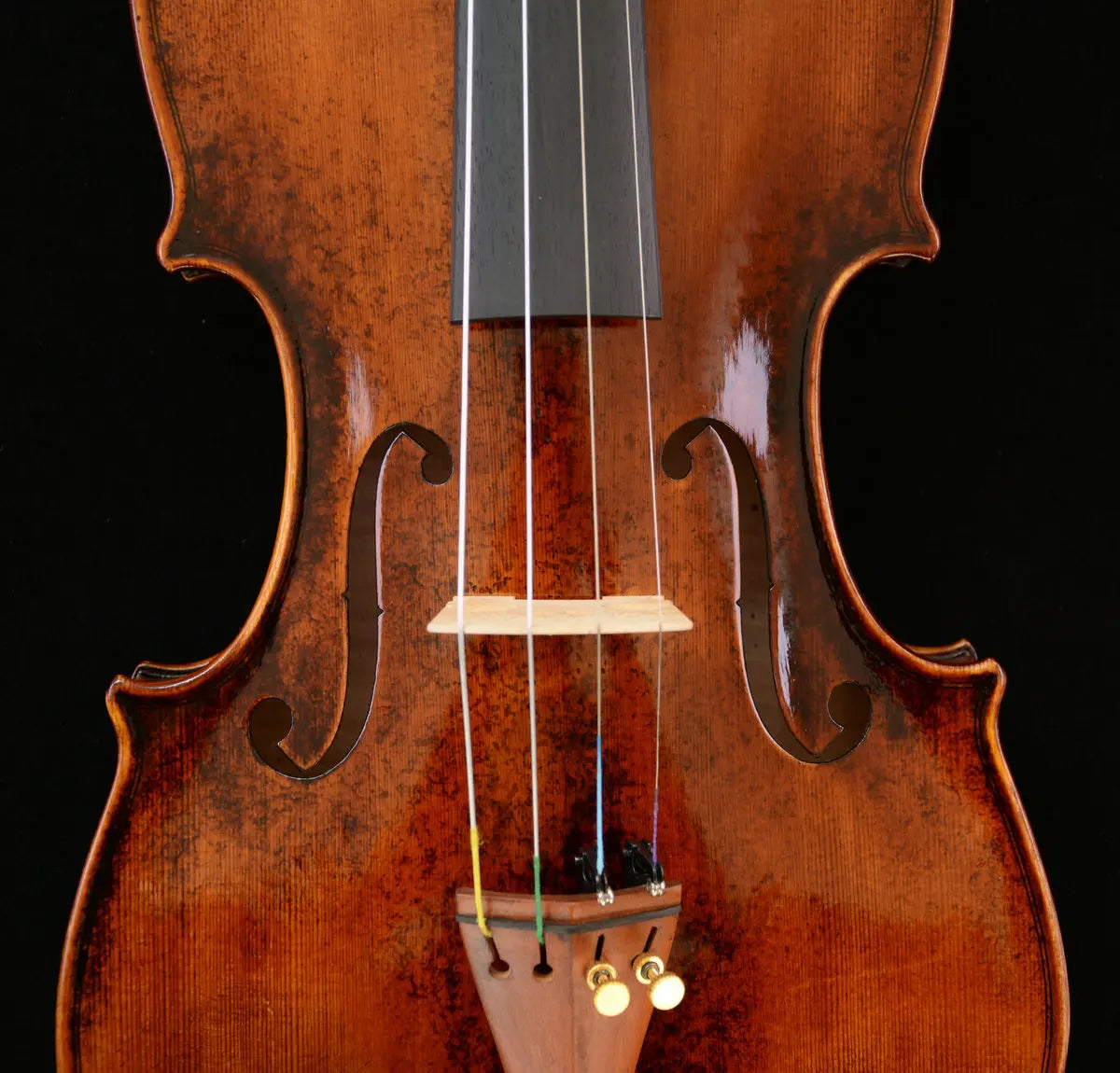 Actual Photo 1-PC Back Violin Master Violin Stradivari 1716 Messiah Violin W006