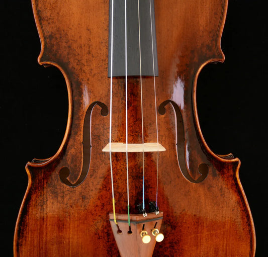 Actual Photo 1-PC Back Violin Master Violin Stradivari 1716 Messiah Violin W006