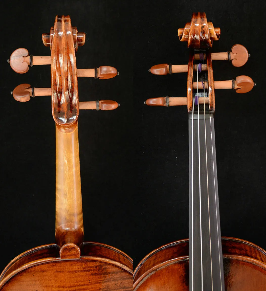 Actual Photo 1-PC Back Violin Master Violin Stradivari 1716 Messiah Violin W006