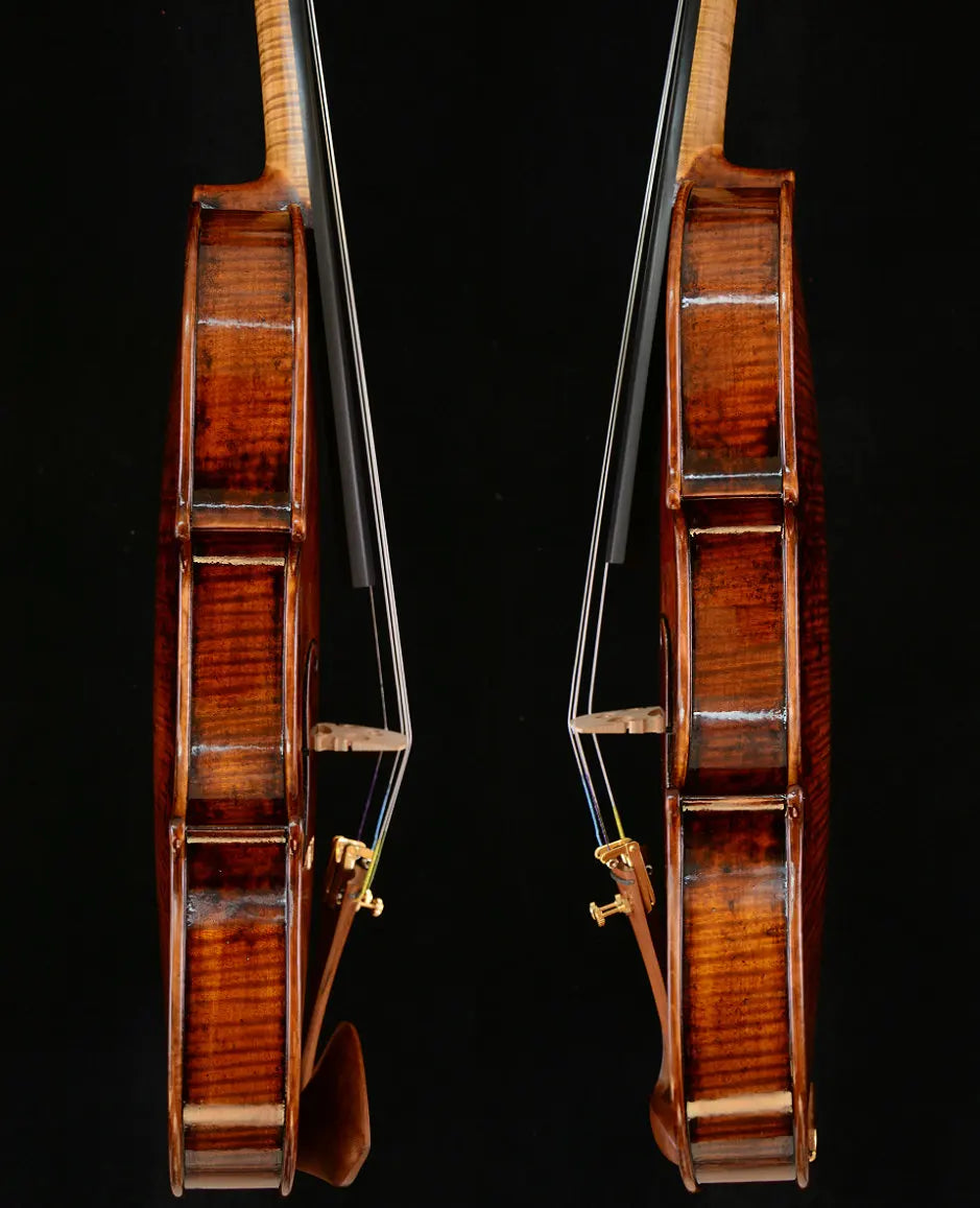MMOOKA Actual Photo Amazing Sounding Violin Guarneri Violin 1-PC Back 200-y old Spruce No. W99