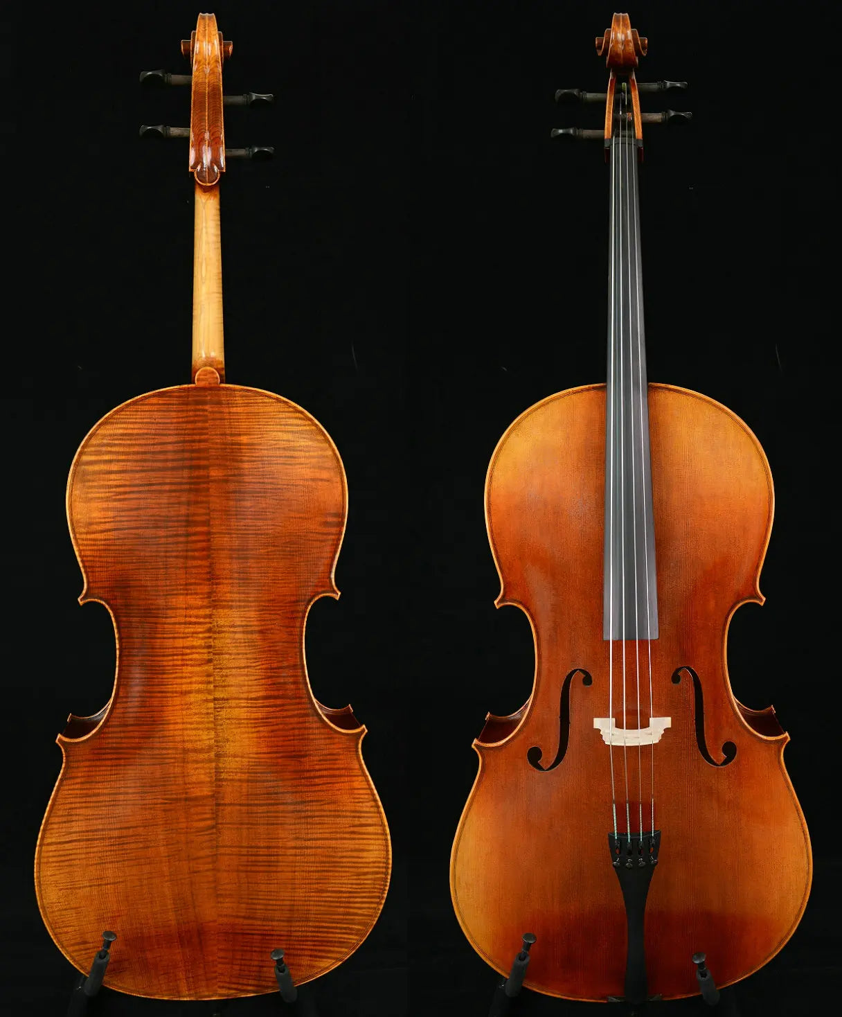 MMOOKA Actual Photo Beautifully Hand Made 4/4 Cello Stradivari 1712 Davidov Cello Fabulous Sound