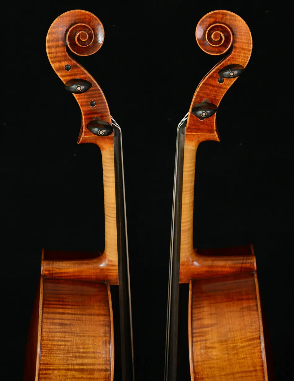 MMOOKA Actual Photo Beautifully Hand Made 4/4 Cello Stradivari 1712 Davidov Cello Fabulous Sound
