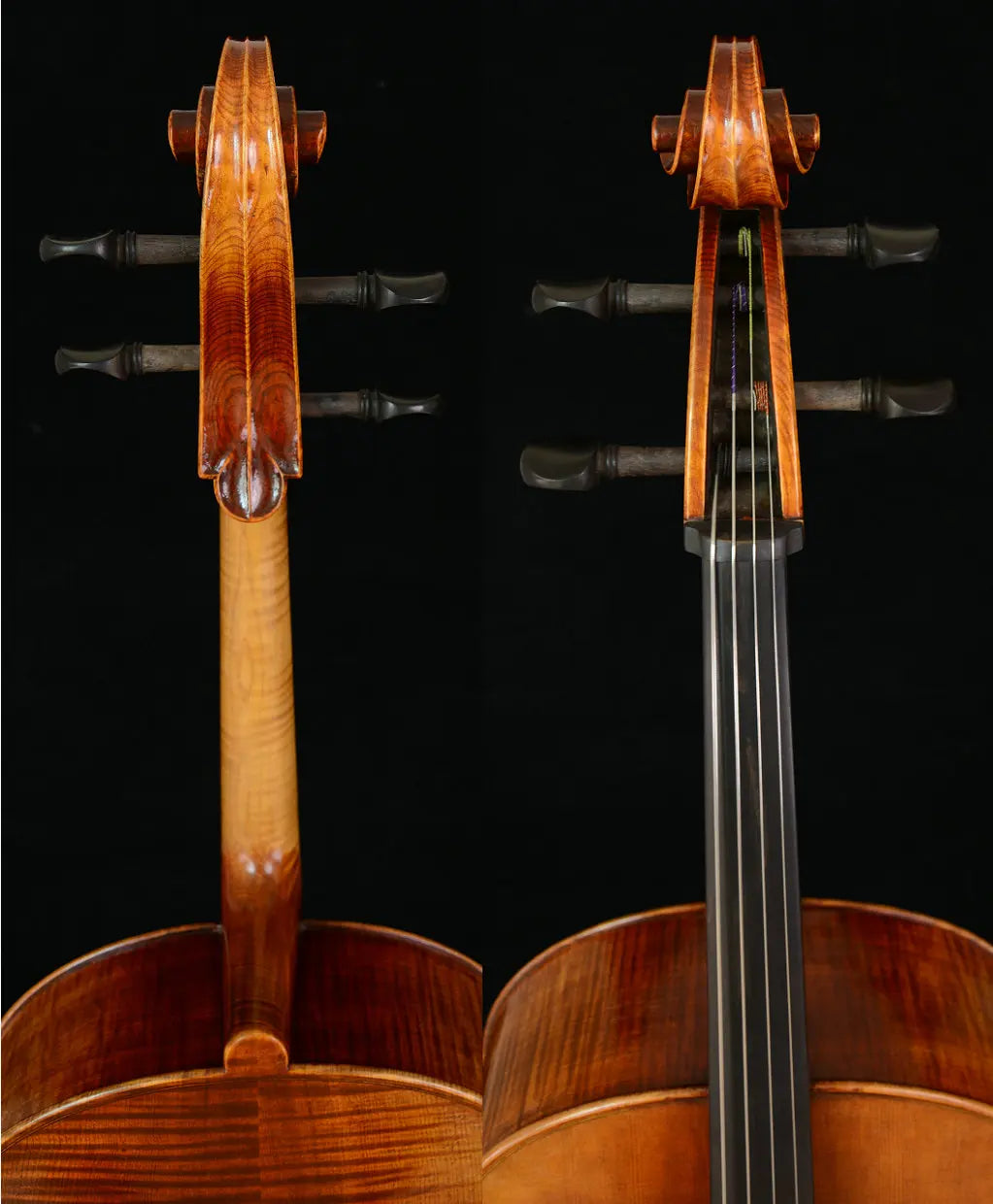 MMOOKA Actual Photo Beautifully Hand Made 4/4 Cello Stradivari 1712 Davidov Cello Fabulous Sound