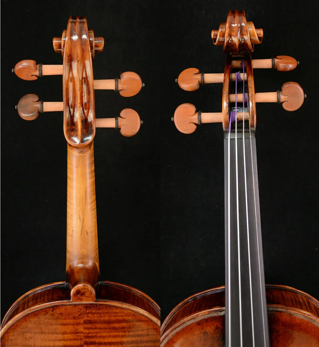 Actual Photo Master Violin Stradivari 1716 Messiah Violin Impressive Sound W009