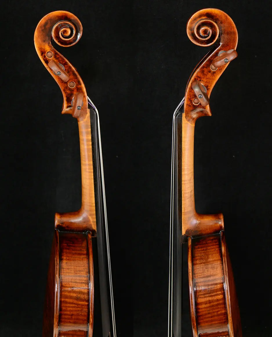 Actual Photo Master Violin Stradivari 1716 Messiah Violin Impressive Sound W009