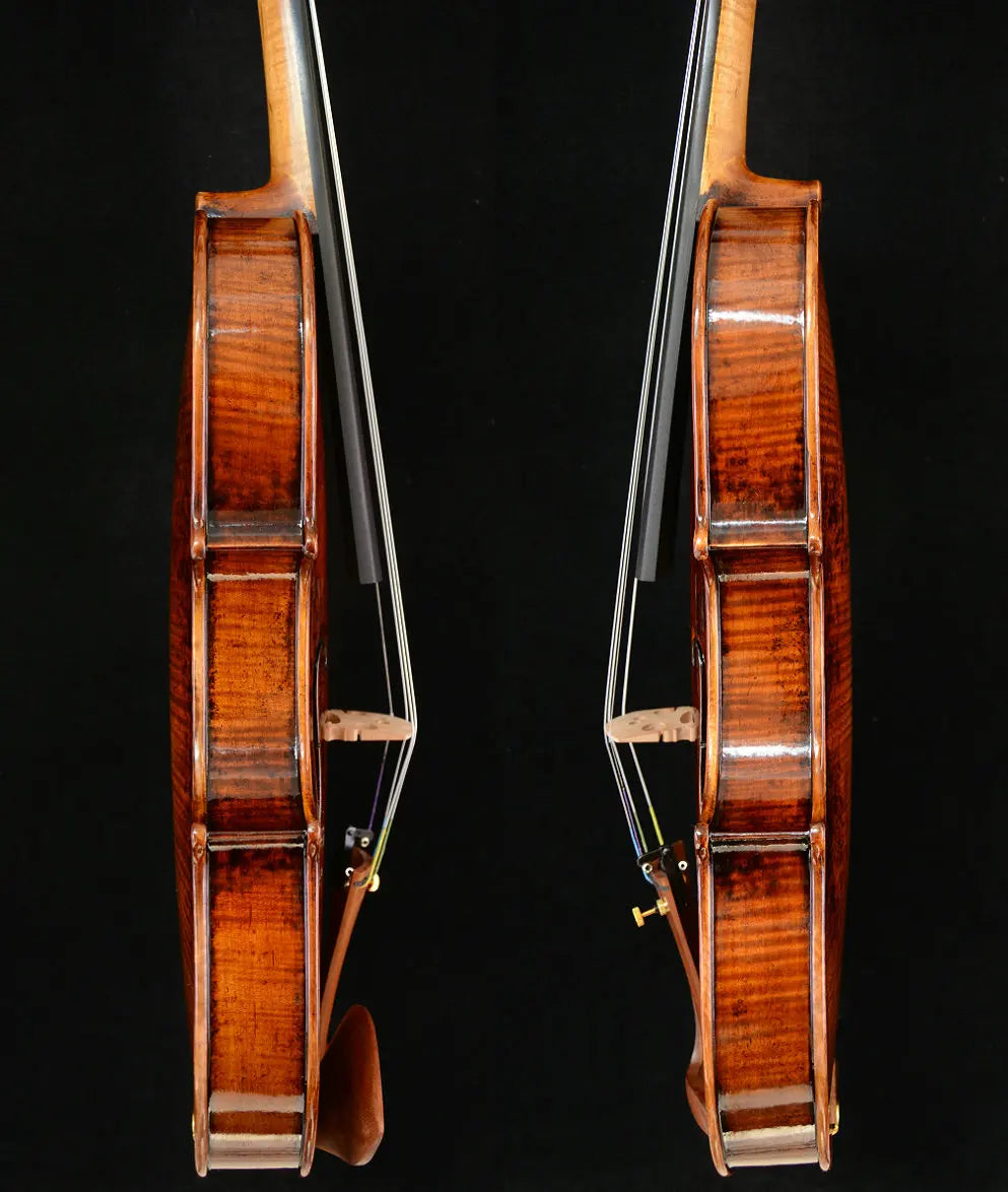 Actual Photo Master Violin Stradivari 1716 Messiah Violin Impressive Sound W009