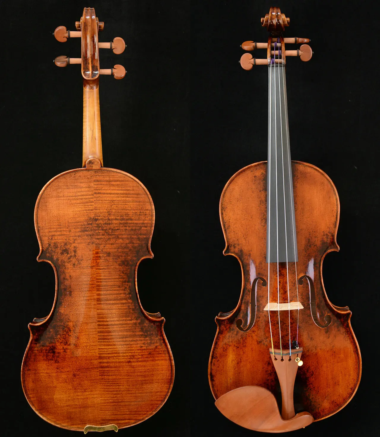 Actual Photo Master Violin Stradivari 1716 Messiah Violin Impressive Sound W009