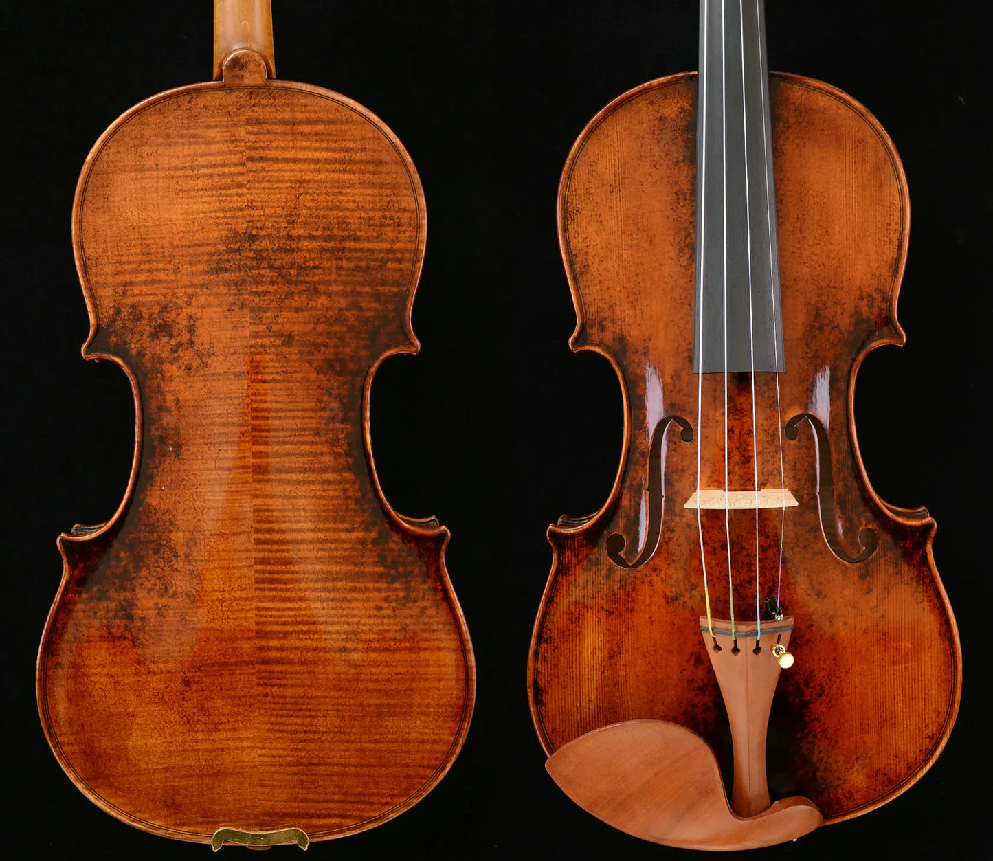 Actual Photo Master Violin Stradivari 1716 Messiah Violin Impressive Sound W009