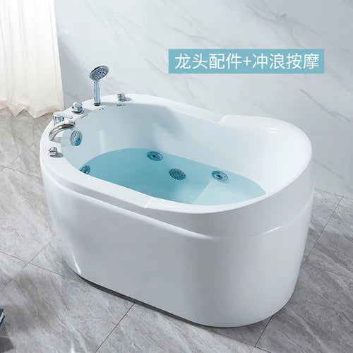 Adult home freestanding deep soak with seat acrylic Jacuzzi