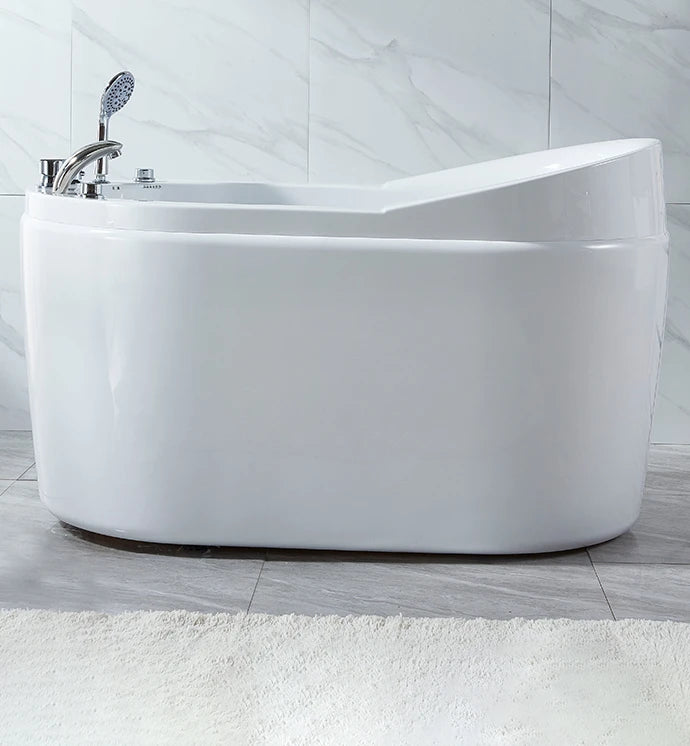 Adult home freestanding deep soak with seat acrylic Jacuzzi