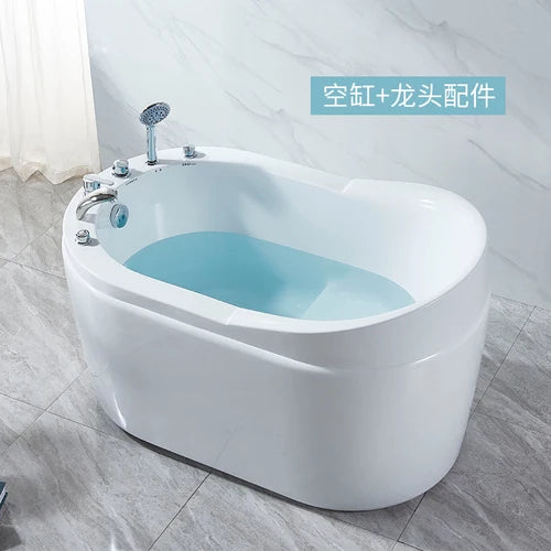 Adult home freestanding deep soak with seat acrylic Jacuzzi