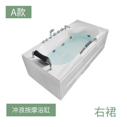Adult household small size massage single person seamless integrated internet celebrity homestay constant temperature bathtub