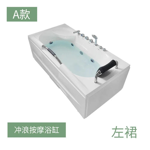 Adult household small size massage single person seamless integrated internet celebrity homestay constant temperature bathtub
