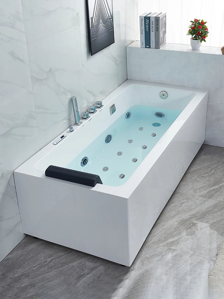 Adult household small size massage single person seamless integrated internet celebrity homestay constant temperature bathtub