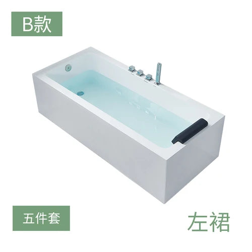 Adult household small size massage single person seamless integrated internet celebrity homestay constant temperature bathtub