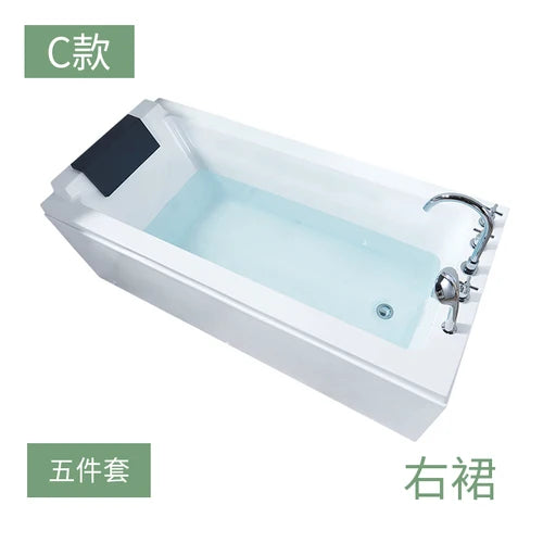 Adult household small size massage single person seamless integrated internet celebrity homestay constant temperature bathtub