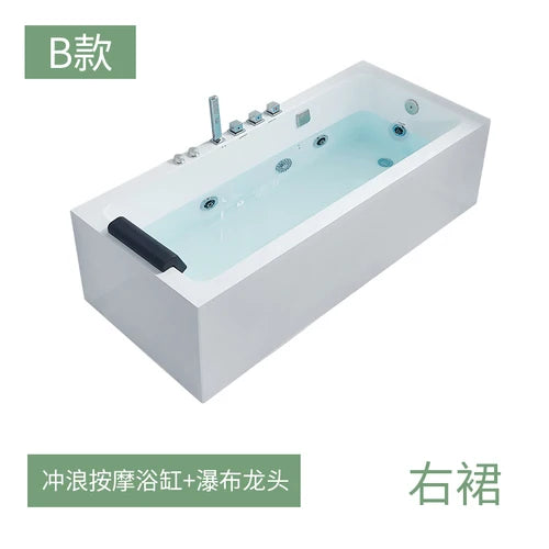 Adult household small size massage single person seamless integrated internet celebrity homestay constant temperature bathtub