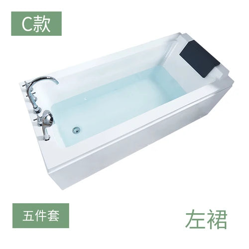 Adult household small size massage single person seamless integrated internet celebrity homestay constant temperature bathtub
