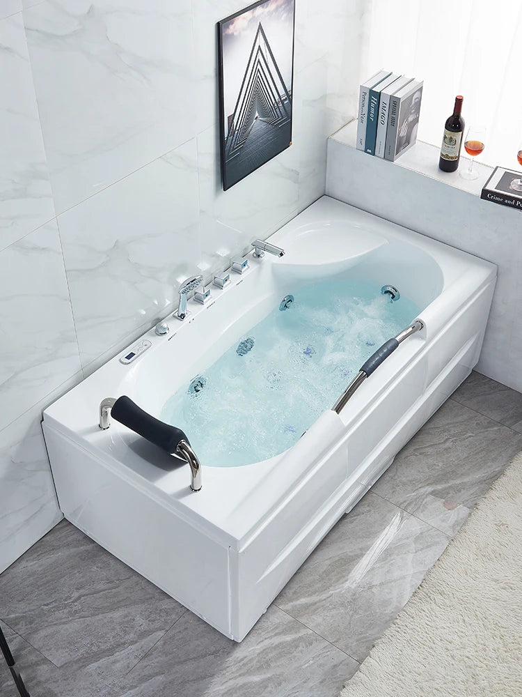 Adult household small size massage single person seamless integrated internet celebrity homestay constant temperature bathtub