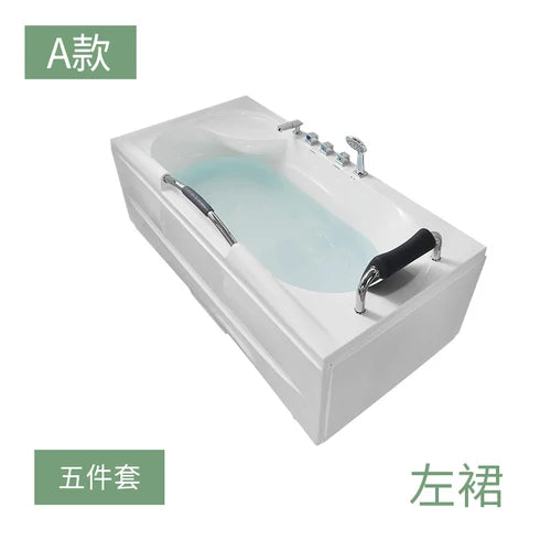 Adult household small size massage single person seamless integrated internet celebrity homestay constant temperature bathtub