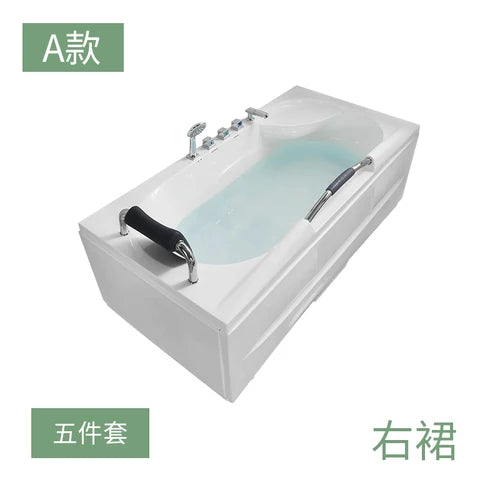Adult household small size massage single person seamless integrated internet celebrity homestay constant temperature bathtub