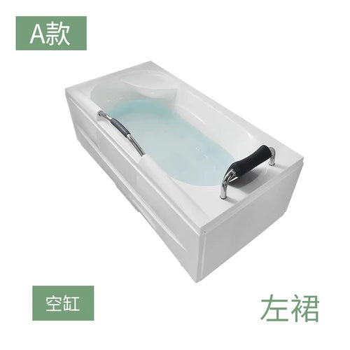 Adult household small size massage single person seamless integrated internet celebrity homestay constant temperature bathtub