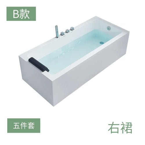 Adult household small size massage single person seamless integrated internet celebrity homestay constant temperature bathtub