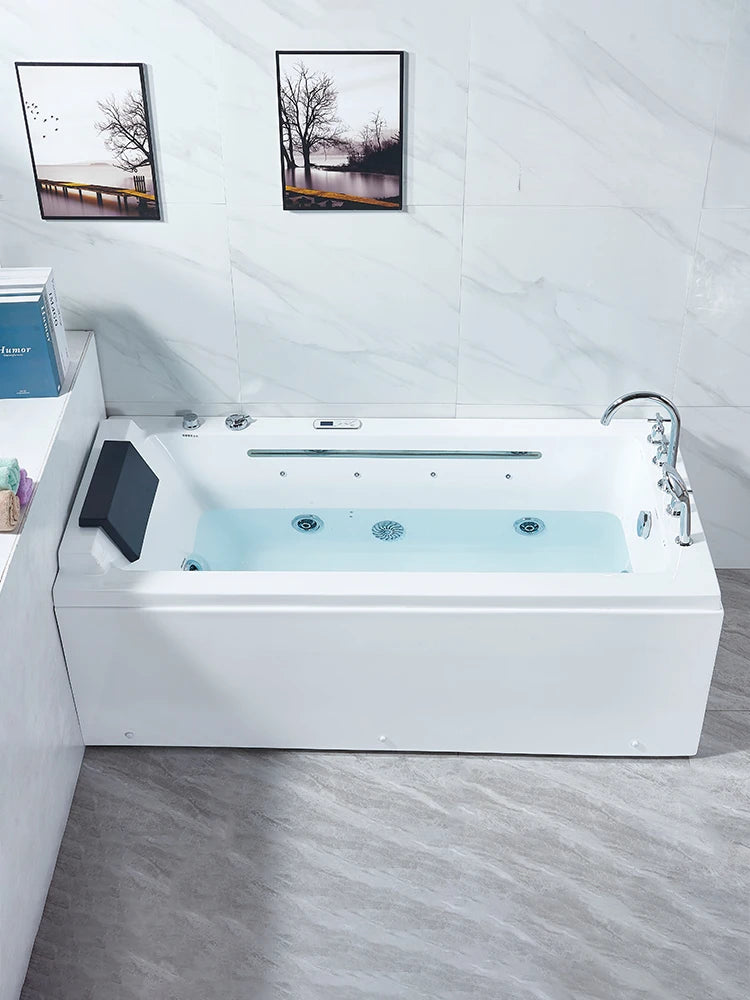 Adult household small size massage single person seamless integrated internet celebrity homestay constant temperature bathtub