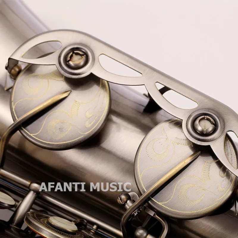 Afanti Music Eb tone / Brass body / Gilding Alto Saxophone (ASE-482)