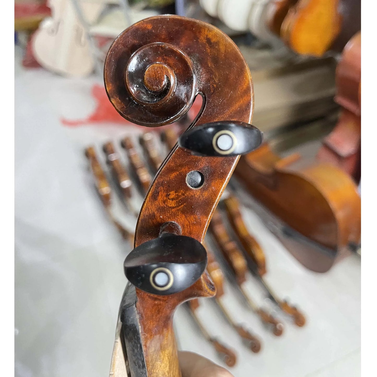 Aged Spruce and Birds Eye Maple full size 4/4 violin